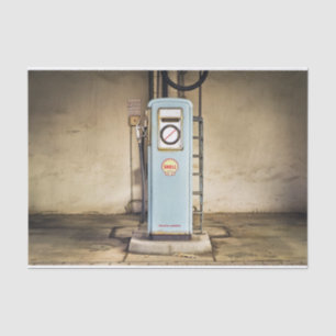 Papel De Seda Decoupage de Bomba de Gasolina Antiga