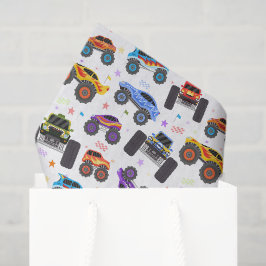 Papel de Seda Decoupage de Caminhão Monstro, Roda