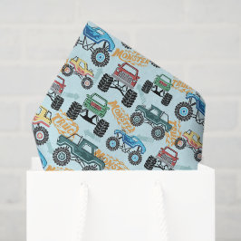 Papel de Seda Decoupage de Caminhão Monstro, Roda