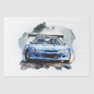 Papel De Seda Decoupage de Carros de Supercarro