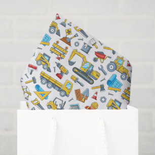 Papel De Seda Decoupage de Construção