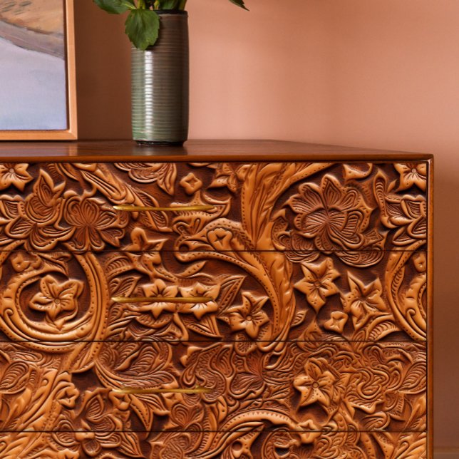 Papel De Seda Decoupage de Flores Dançantes de Couro Arrefecidas (Criador carregado)