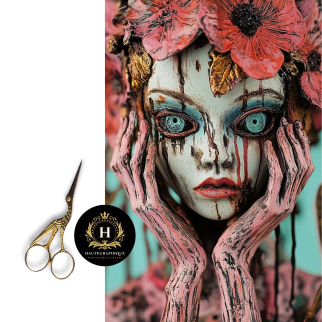 Papel De Seda Decoupage de Gástrico Rosa Floral Rosa Encantador (Criador carregado)