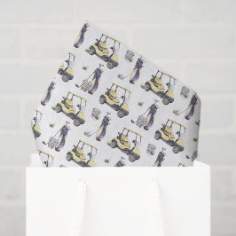 Papel de seda decoupage de golfe, golfe golfe