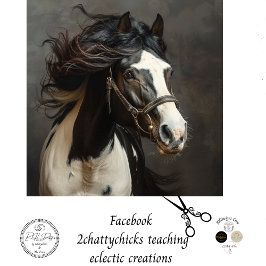 Papel De Seda Decoupage de Grace Soberana do Cavalo Majestoso