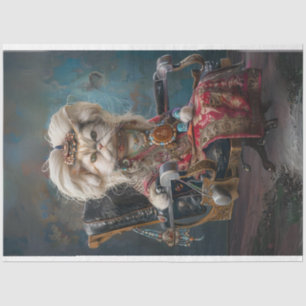 Papel De Seda Decoupage de Hippie Chic Cat