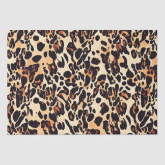 Papel De Seda Decoupage de Impressão de Animais do Leopardo
