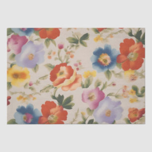 Papel De Seda Decoupage de Impressão de Flor Italiana /