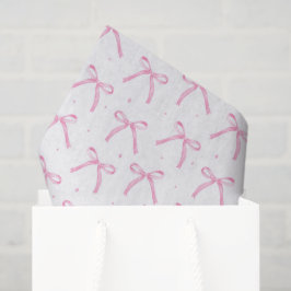 Papel De Seda Decoupage de Laços Rosa