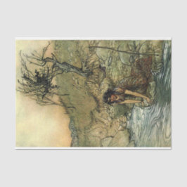 Papel De Seda Decoupage de Lady Water do Storybook