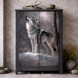 Papel De Seda Decoupage de Música Inverno