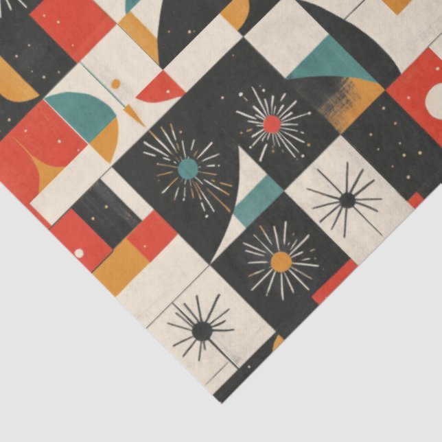 Papel De Seda Decoupage de Natal Verde Vermelho Preto (Detalhes )