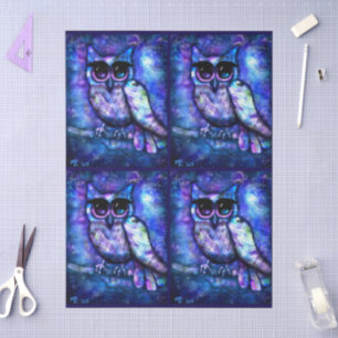 Papel De Seda Decoupage de Olhos Grandes, Abstrato Whimsical