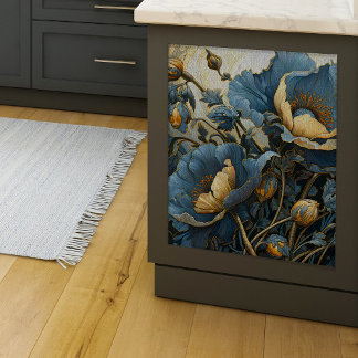 Papel De Seda Decoupage de ornamentados Azuis