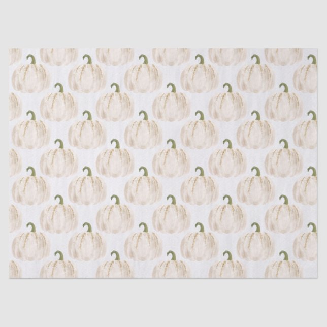 Papel De Seda Decoupage de outono de Bombeiros Brancos (Frente )