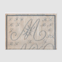 Decoupage de Padrão de Bordado Francês ou Giftwrap