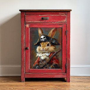 Papel De Seda Decoupage de Pirata de Coelho