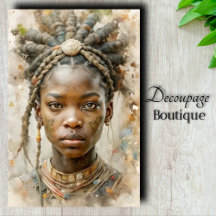 Decoupage de Princesa da Terra