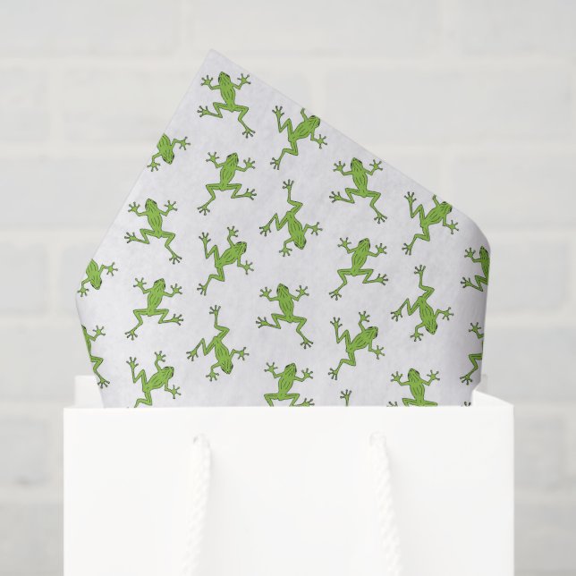 Papel De Seda Decoupage de Sapo (Sacola de presentes)