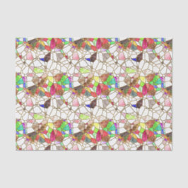 Papel De Seda Decoupage de Seções de Vidro Pequenas Manchas