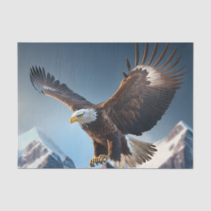 Papel De Seda Decoupage de Trabalho de arte de Águia