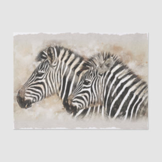 Papel De Seda Decoupage de Trabalho de arte Zebra