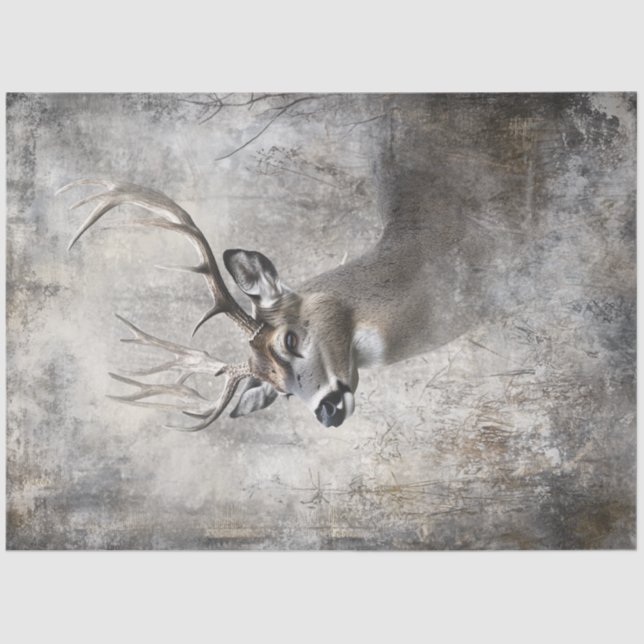 Papel De Seda Decoupage Deer Hunters Dream Majpoderá (Frente )