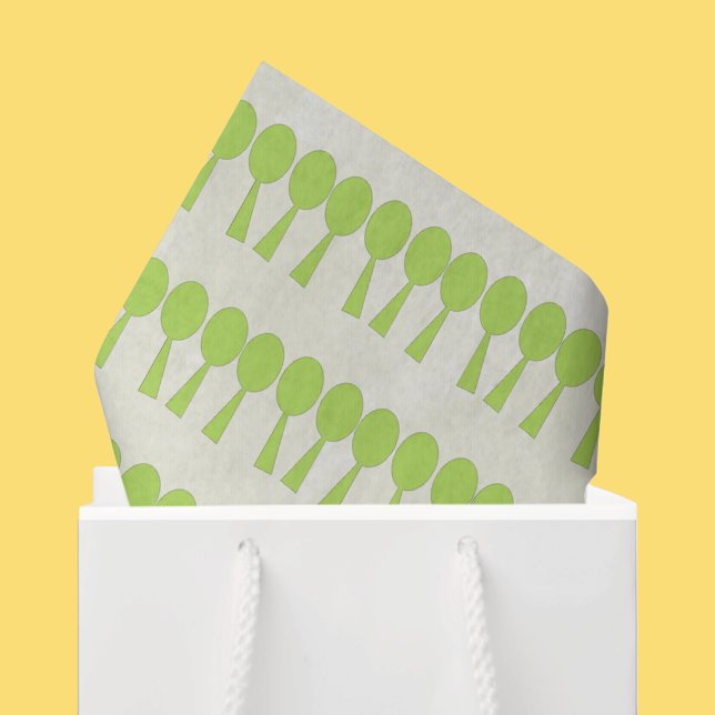 Papel De Seda Decoupage DIY Floresta Verde Moderna (Criador carregado)