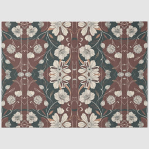 Papel De Seda Decoupage do Autumn Noir Blossoms