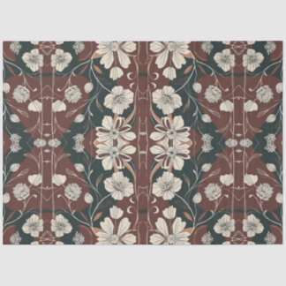 Papel De Seda Decoupage do Autumn Noir Blossoms