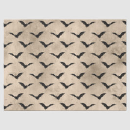 Papel De Seda Decoupage do Dia das Bruxas em Preto