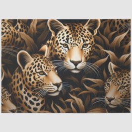 Papel De Seda Decoupage do Elegante Exótico Cheetah Wildlife Imp