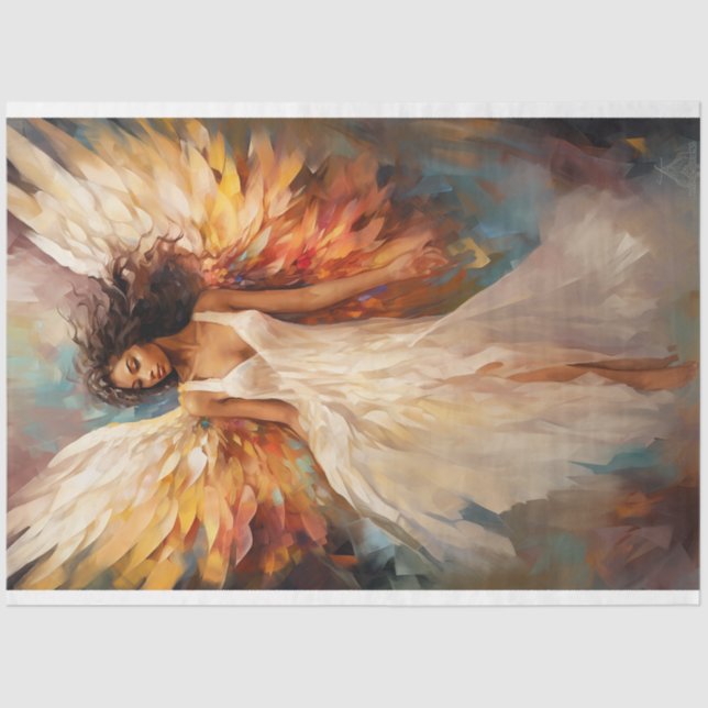 Papel De Seda Decoupage do Eteal Angel (Frente )