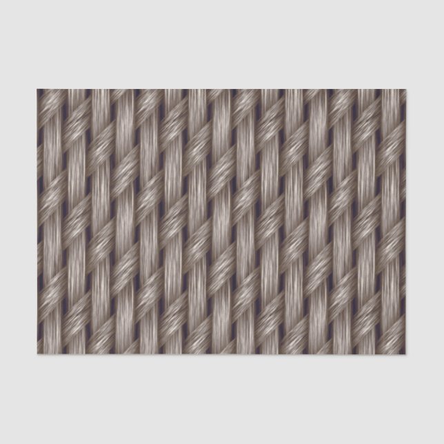 Papel De Seda Decoupage do Faux Weave 4 (Frente )