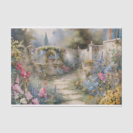 Papel De Seda Decoupage do Jardim Encantado