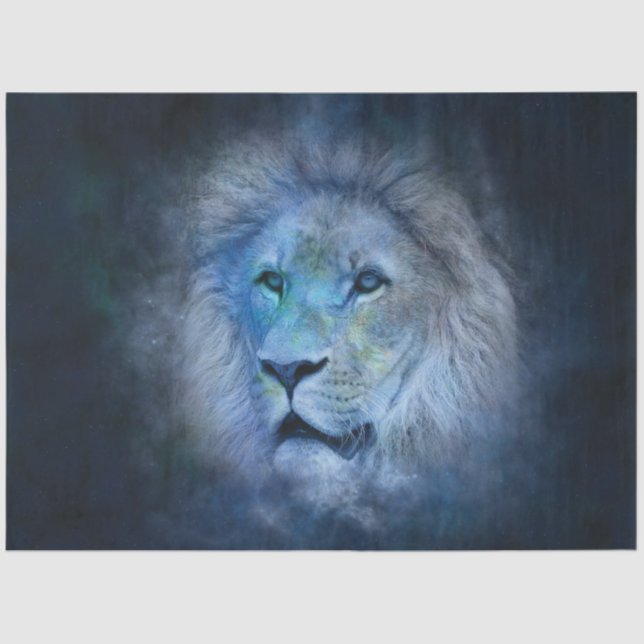 Papel De Seda Decoupage do Leo Lion (Frente )