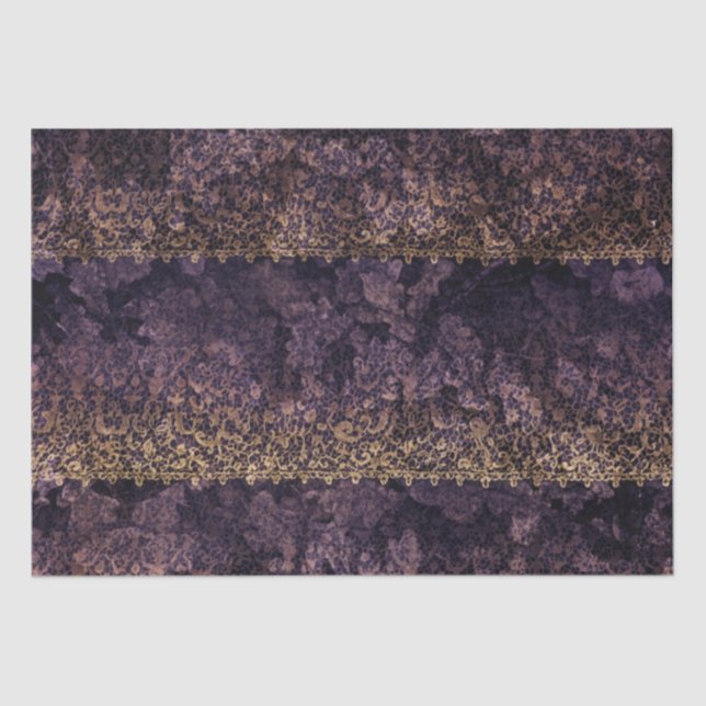 Papel De Seda Decoupage do local gótico (Frente )