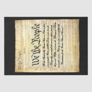 Papel De Seda Decoupage do Preâmbulo dos Estados Unidos