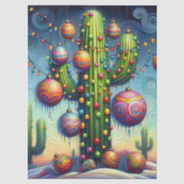Papel De Seda Decoupage do Southwest Saguaro Cactus
