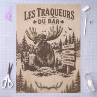 Papel De Seda Découpage dos Rastreadores