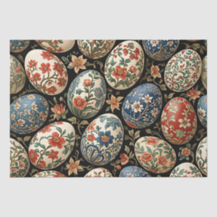 Papel De Seda Decoupage em Ovos de Arte