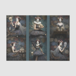 Papel De Seda Decoupage/Ephemera Sheet Vitnage Gothic Style Seid