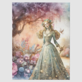 Papel De Seda Decoupage Etéreo Encantado Princesa Celestial