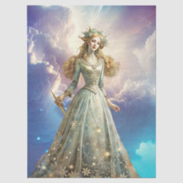 Papel De Seda Decoupage Etéreo Encantado Princesa Celestial