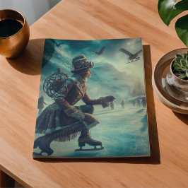 Papel De Seda Decoupage Fantasia Steampunk Inverno Mensageiro