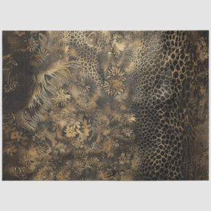 Papel De Seda Decoupage Faux Concluir Textura de Pele Replente