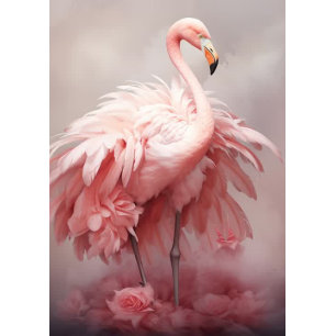 Papel De Seda Decoupage Flamingo Rosa Esplendor Estelar