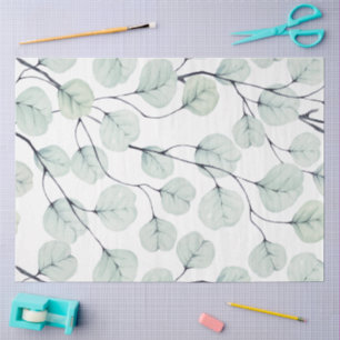 Papel De Seda Decoupage floral de peônia em aquarela