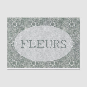 Papel De Seda Decoupage Floral Editável William Morris