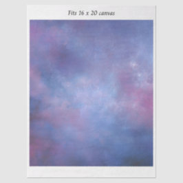 Papel De Seda Decoupage Fundo de Nebulosa Cósmica Sereia 16x20